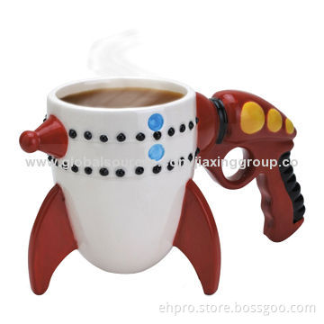 Rocket-shaped Cup, 300mL Capacity, Available in Various ColorsNew